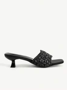 CUCCOO CHICEST Señoras, Hebillas de Picos, Tacones Altos. - Negro - Ver 3