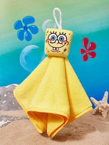 SpongeBob SquarePants | SHEIN 3D卡通掛式手巾 - 彩色 - 查看 2