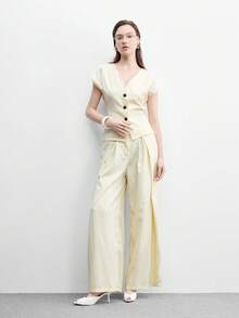 CUCCOO BIZCHIC 女款春夏新款經典職場簡約百搭浪漫性感尖頭穆勒高跟涼鞋 - 白色 - 查看 3
