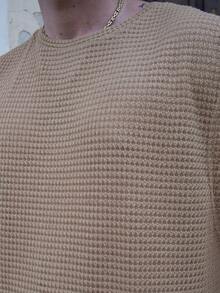 LEOGASHI LEOGASHI Men Summer Leisure Solid Color Wide Strap Tank Top - Camel - View 6