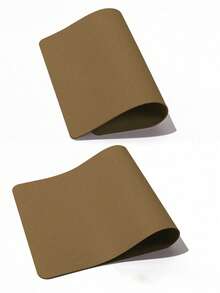 Waterproof And Durable Nail Art Table Mat, Made Of Waterproof And Soft PU Leather, Designed For Studio Tabletops And Foldable Nail Art Armrests. Ideal For Nail Artists In Salons And For Home Use. - Light Apricot - View 5