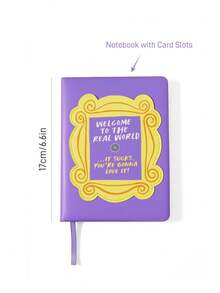 FRIENDS X SHEIN PU Notepad - Rectangle - View 3