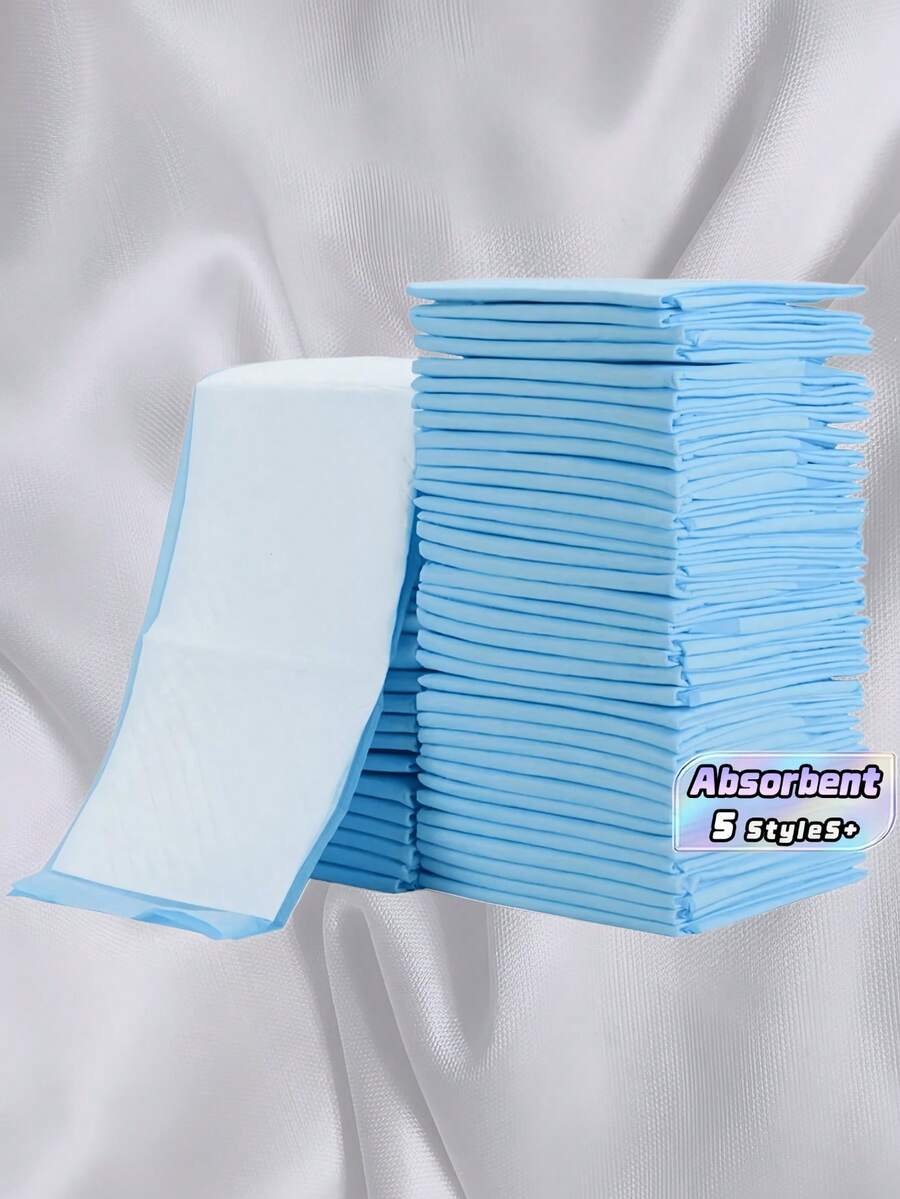 20/40/50PCSCount Tear Resistant Disposable Bed Pads Super Absorbent Underpads Thickened Incontinence Pads For Adults Elderly Pet Training Pads - multicolor - View 1