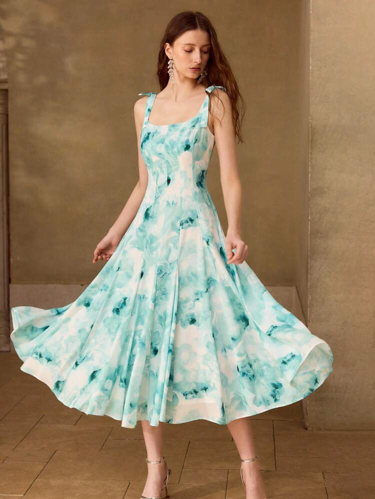 MOTF PREMIUM WOMEN'S FLORAL PRINT CAMISOLE DRESS | SHEIN USA