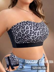 SHEIN 1件大尺碼無鋼圈內衣 - 彩色 - 查看 3