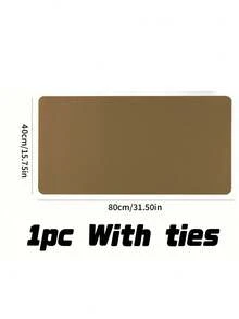 Waterproof And Durable Nail Art Table Mat, Made Of Waterproof And Soft PU Leather, Designed For Studio Tabletops And Foldable Nail Art Armrests. Ideal For Nail Artists In Salons And For Home Use. - Light Apricot - View 8