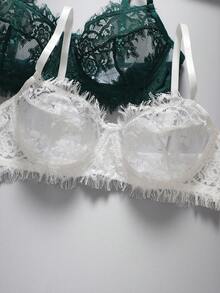 EmpressEnvy 4件套女士蕾丝性感内衣套装 - 彩色 - 查看 3