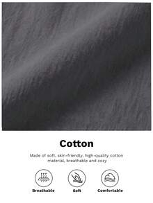 Shapeblank Pantalones de talla grande casuales versátiles de unicolor con doble bolsillo - Gris - Ver 8
