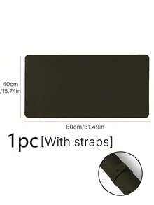 Waterproof And Durable Nail Art Table Mat, Made Of Waterproof And Soft PU Leather, Designed For Studio Tabletops And Foldable Nail Art Armrests. Ideal For Nail Artists In Salons And For Home Use. - moss green - View 9