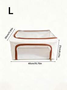 SHEIN Foldable Transparent Shoe Storage Box With Window, Reinforced Steel Frame, Space-Saving Under-Bed Storage, No Assembly Required, Perfect For Wardrobe, Bedroom, Entryway, Stackable Design, Dustproof Shoe Organizer. - View 7
