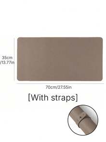 1pc Waterproof And Durable Nail Art Table Mat, Made Of Waterproof And Soft PU Leather, Designed For Studio Tabletops And Foldable Nail Art Armrests. Ideal For Nail Artists In Salons And For Home Use. - dark powder - View 12