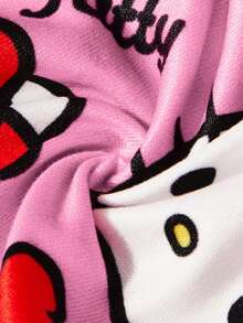 HELLO KITTY AND FRIENDS | SHEIN 可愛蝴蝶結貓咪圖案寵物透氣背心，四季適用，2款設計可選，XXS-XXXXXL尺寸，單件與組合包可選，適合貓狗日常穿著 - 淡粉 - 查看 9