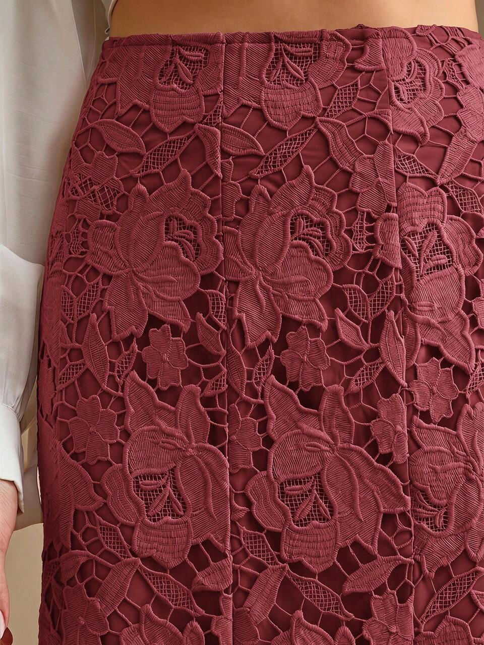 Women's Lace Hollow Out Fashion Versatile Date & Outing Skirt