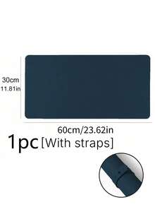 Waterproof And Durable Nail Art Table Mat, Made Of Waterproof And Soft PU Leather, Designed For Studio Tabletops And Foldable Nail Art Armrests. Ideal For Nail Artists In Salons And For Home Use. - Light blue - View 10