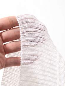 DAZY Men's Colorblock Summer Knit Top - White - View 6
