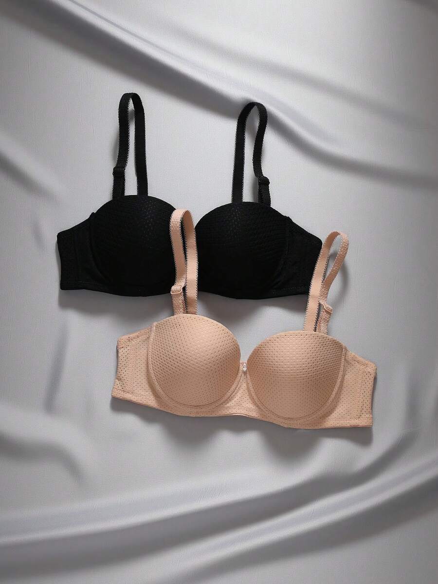EmpressEnvy Set Bra Underwire Padat 2pack - MultiWarna - View 1