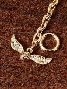HARRY POTTER X SHEIN Harry 11 飛天金色小球手鍊 - 金色 - 查看 3