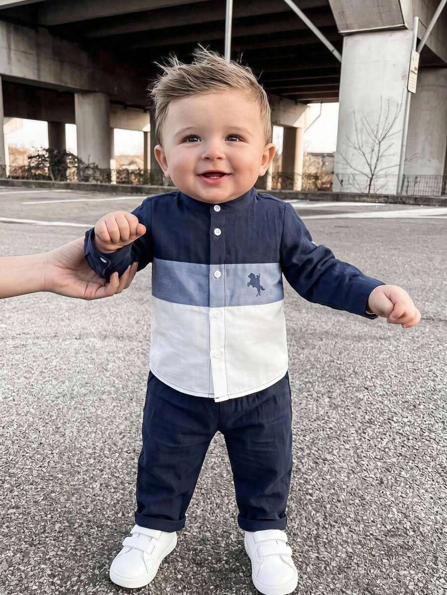 Bubblio 2pcs Baby Boy Summer Autumn Winter Cute Urban College Gentleman ...
