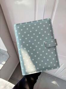 1 Buah Album Scrapbook Vintage Kulit PU Mengkilap Kapasitas Tinggi Isi Ulang Motif Polkadot Warna-warni untuk Penyimpanan Foto, Jurnal Perjalanan, Penyimpanan Kenangan, Tempat Kartu Hadiah, Buku Catatan, dan Buku Harian - A - View 21