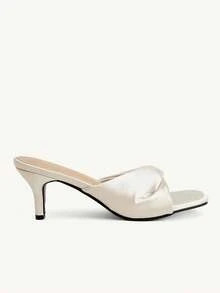 CUCCOO CHICEST Ladies, Bows, High Heels. - Light Apricot - View 3