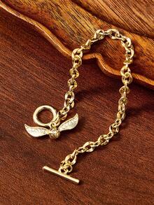 HARRY POTTER X SHEIN Harry 11 飛天金色小球手鍊 - 金色 - 查看 7