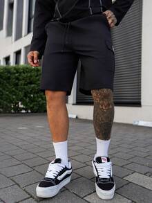 Artur Kramer Men's Loose Casual Lightweight Cargo Shorts, Runs Small, Order 1 Size Up - Black - View 4