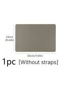 Waterproof And Durable Nail Art Table Mat, Made Of Waterproof And Soft PU Leather, Designed For Studio Tabletops And Foldable Nail Art Armrests. Ideal For Nail Artists In Salons And For Home Use. - Light gray - View 9