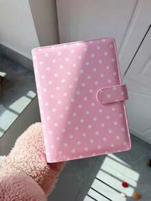 1 Buah Album Scrapbook Vintage Kulit PU Mengkilap Kapasitas Tinggi Isi Ulang Motif Polkadot Warna-warni untuk Penyimpanan Foto, Jurnal Perjalanan, Penyimpanan Kenangan, Tempat Kartu Hadiah, Buku Catatan, dan Buku Harian - A - View 17