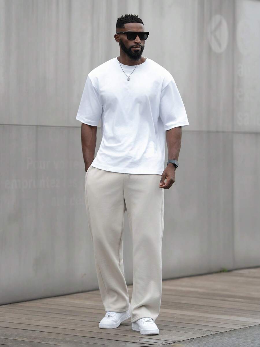 thenoahjr thenoahjr 休闲纯色抽绳男士高级运动休闲裤,宽松直筒休闲裤,米色男士休闲裤,奶油色休闲裤,Pro Club 运动裤,复古风格,适合日常休闲、周末旅行、户外活动、探险旅行、轻松的工作环境或半正式场合,也是送给男友/丈夫、周年纪念/生日、派对、圣诞节、新年、婚礼等场合的理想礼物。 - 淺灰色 - 查看 1