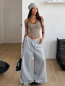 Coolane Women's All-Season Streetwear Vintage Concert Rave Top Festival Going Out Night Out R - Brown - View 6