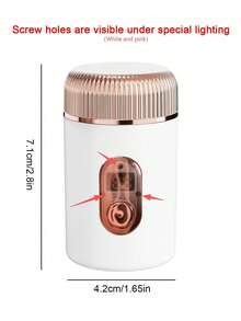 Teckwe 1組 300mAh 高端親膚ABS材質全身除毛器 USB快充設計 LED智能顯示螢幕 高速強勁馬達 3D浮動貼合技術 5D旋轉浮動網片 平滑剃毛功能 現代美學外觀 耐用堅固結構 便攜式電動除毛器 適用日常居家、旅行、美容院、護膚理容、四季身體護理必備 熱銷美容小家電 - 彩色 - 查看 10