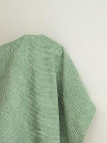 SHEIN EZwear Women's Plus Size Mint Green Cropped Jacket Fall - Mint Green - View 7