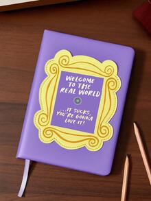FRIENDS X SHEIN PU Notepad - Rectangle - View 1
