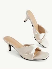 CUCCOO CHICEST Ladies, Bows, High Heels. - Light Apricot - View 4