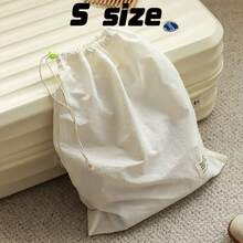 1pc/2pcs Drawstring Storage Bag, Portable Travel Organizer Pouch For Clothes, Shoes, Cosmetics, Multi-Purpose ,Reusable Drawstring Bag, Lightweight Travel Storage Pouch For Luggage Organization - View 11
