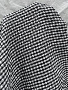 Serisse Women's Plaid Casual Versatile Everyday Outing Shirt - Black - View 12