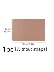 Waterproof And Durable Nail Art Table Mat, Made Of Waterproof And Soft PU Leather, Designed For Studio Tabletops And Foldable Nail Art Armrests. Ideal For Nail Artists In Salons And For Home Use. - brick red - View 8