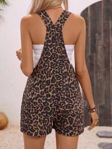Breezaya Women's Leopard Print Casual Everyday Romper - Multicolor - View 2