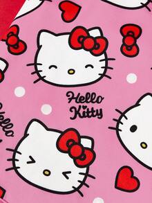 HELLO KITTY AND FRIENDS | SHEIN 可愛蝴蝶結貓咪圖案寵物透氣背心，四季適用，2款設計可選，XXS-XXXXXL尺寸，單件與組合包可選，適合貓狗日常穿著 - 淡粉 - 查看 7