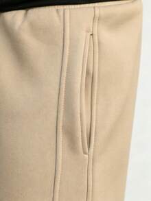 HUEFORM Men's Casual Versatile Solid Color Sports Sweatpants - Khaki - View 4