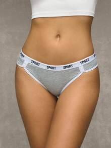Esseday 3pcs Color-Block Triangle Briefs With Edge Package Sports - Multicolor - View 6