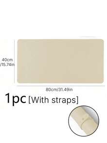 Waterproof And Durable Nail Art Table Mat, Made Of Waterproof And Soft PU Leather, Designed For Studio Tabletops And Foldable Nail Art Armrests. Ideal For Nail Artists In Salons And For Home Use. - pure white - View 11