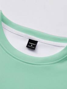 Manfinity Hypemode Men's Summer Casual Colorblock Short Sleeve T-Shirt - Multicolor - View 3