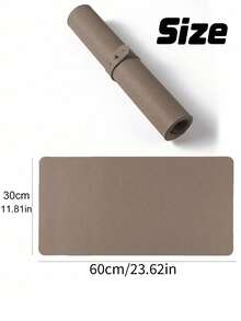 1pc Waterproof And Durable Nail Art Table Mat, Made Of Waterproof And Soft PU Leather, Designed For Studio Tabletops And Foldable Nail Art Armrests. Ideal For Nail Artists In Salons And For Home Use. - dark powder - View 3