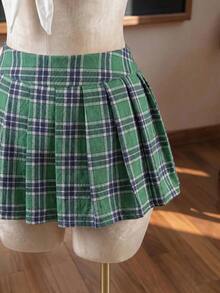 Fantasy Costume Fantasy Costume Student Role Play Pleated Skirt & Socks 3-Piece Set - Multicolor - View 10