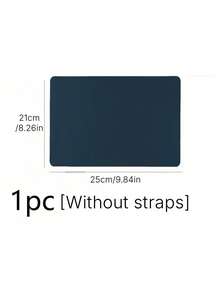Waterproof And Durable Nail Art Table Mat, Made Of Waterproof And Soft PU Leather, Designed For Studio Tabletops And Foldable Nail Art Armrests. Ideal For Nail Artists In Salons And For Home Use. - Light blue - View 9