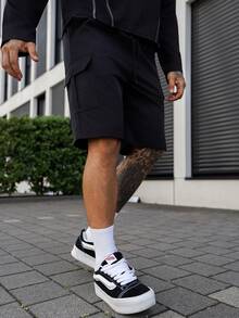 Artur Kramer Men's Loose Casual Lightweight Cargo Shorts, Runs Small, Order 1 Size Up - Black - View 5