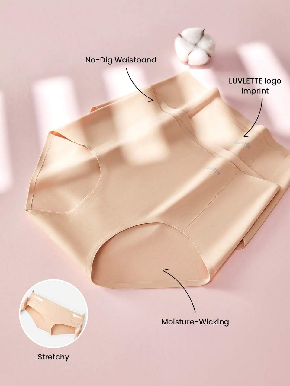 2-Pack High-Waist Briefs Underwear