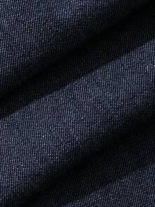DAZY Set Denim Kasual Gaya Korea Leher Bulat untuk Bayi/Balita (Perempuan) - Medium Wash - View 3