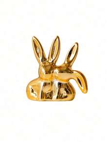 Cirelle Rabbit Jewelry Storage Box And Decorative Statue, Made Of Non-Fading Ceramic Material. It Is A Multi-Functional Ear Ring And Ring Storage Box Suitable For Home, Dressing Table And TraveParty Gift For Collectors And Family And Friends.Spring To Summer - Storage rack - View 7